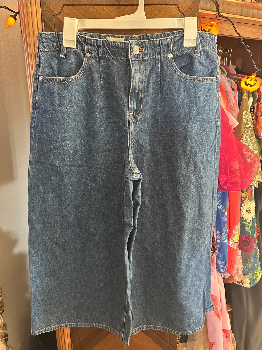 Women’s Pilcro Wide Leg Cropped Jeans 31